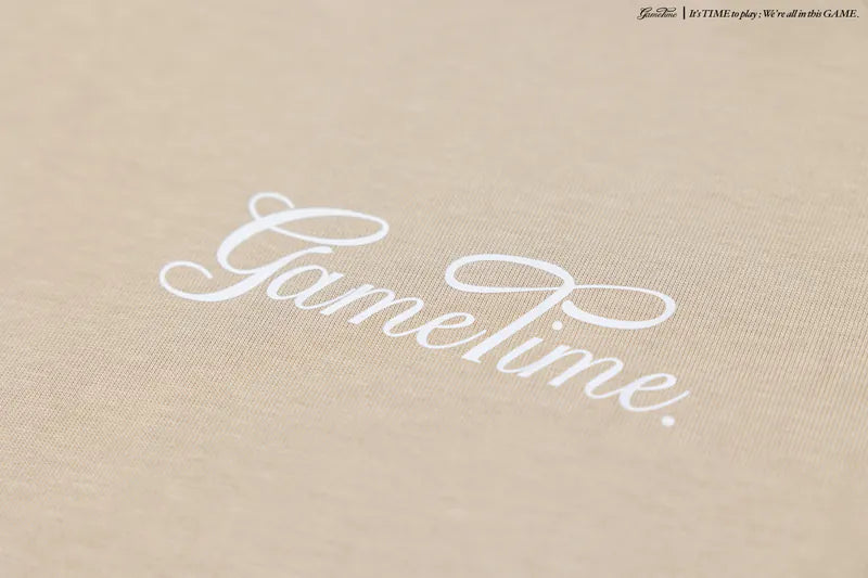 GAMETIME 24SS Carved Style Logo Tee