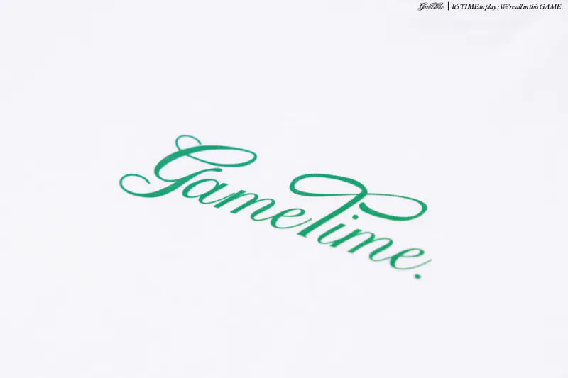 GAMETIME 24SS Carved Style Logo Tee