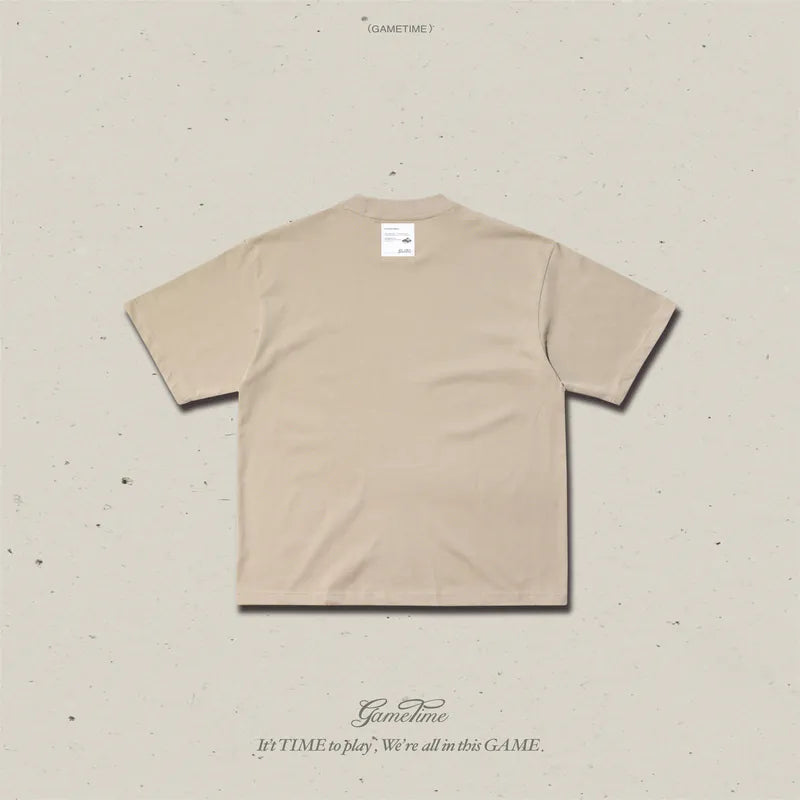 GAMETIME 24SS Carved Style Logo Tee