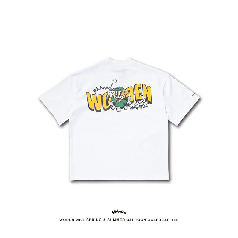WODEN 2025 Spring & Summer 026 Cartoon Golfbear Tee
