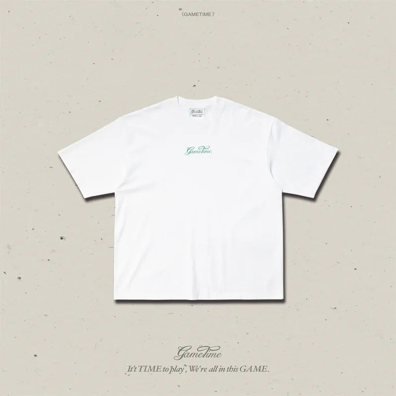 GAMETIME 24SS Carved Style Logo Tee