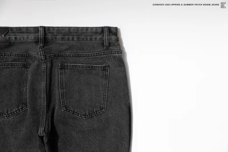 COWAVE 2024 Spring & Summer Patch Denim Jeans