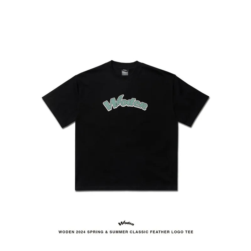 WODEN 2024 Spring & Summer 010 Classic Feather LOGO tee