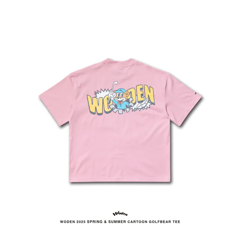 WODEN 2025 Spring & Summer 026 Cartoon Golfbear Tee