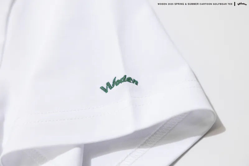 WODEN 2025 Spring & Summer 026 Cartoon Golfbear Tee