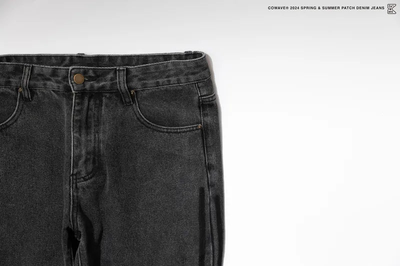 COWAVE 2024 Spring & Summer Patch Denim Jeans