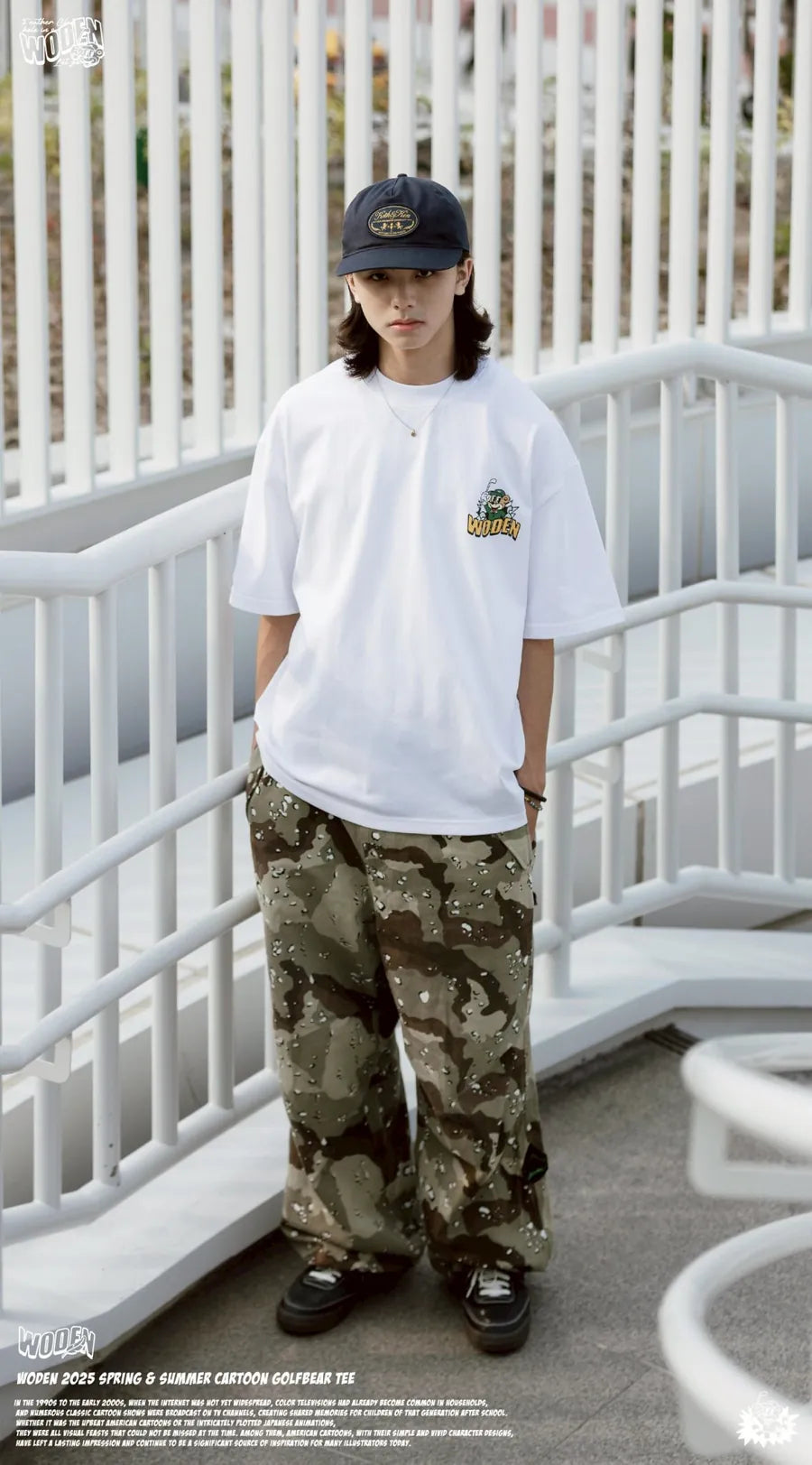 WODEN 2025 Spring & Summer 026 Cartoon Golfbear Tee