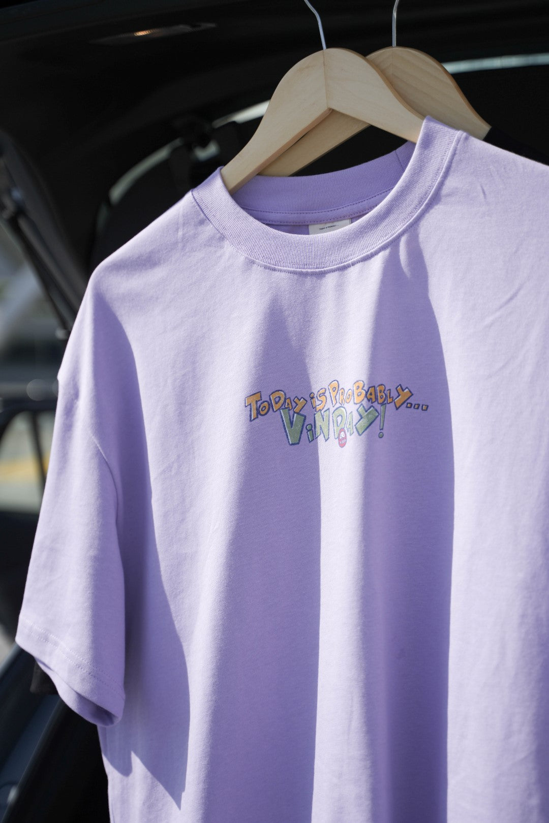 VINDAY 2023 復刻手描き招き猫 Tee ver.2 紫色