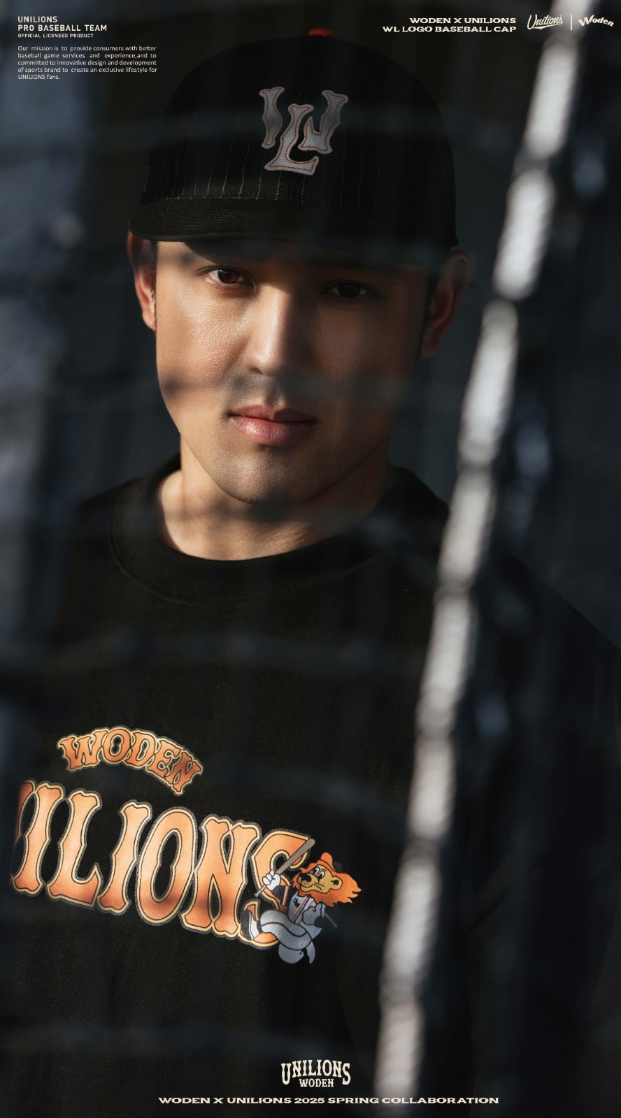 WODEN® X Unilions® 25SS WL LOGO Baseball Cap