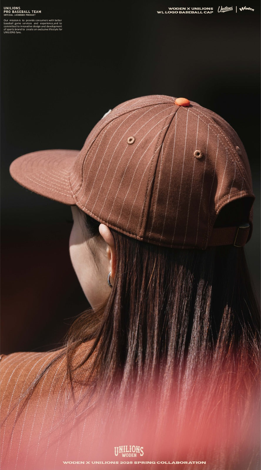 WODEN® X Unilions® 25SS WL LOGO Baseball Cap