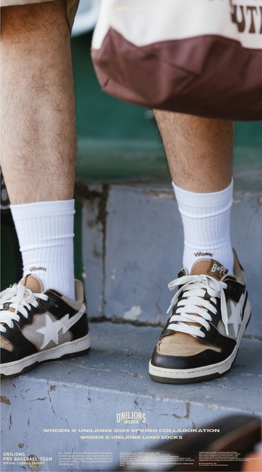 WODEN® X Unilions® 25SS LOGO Socks