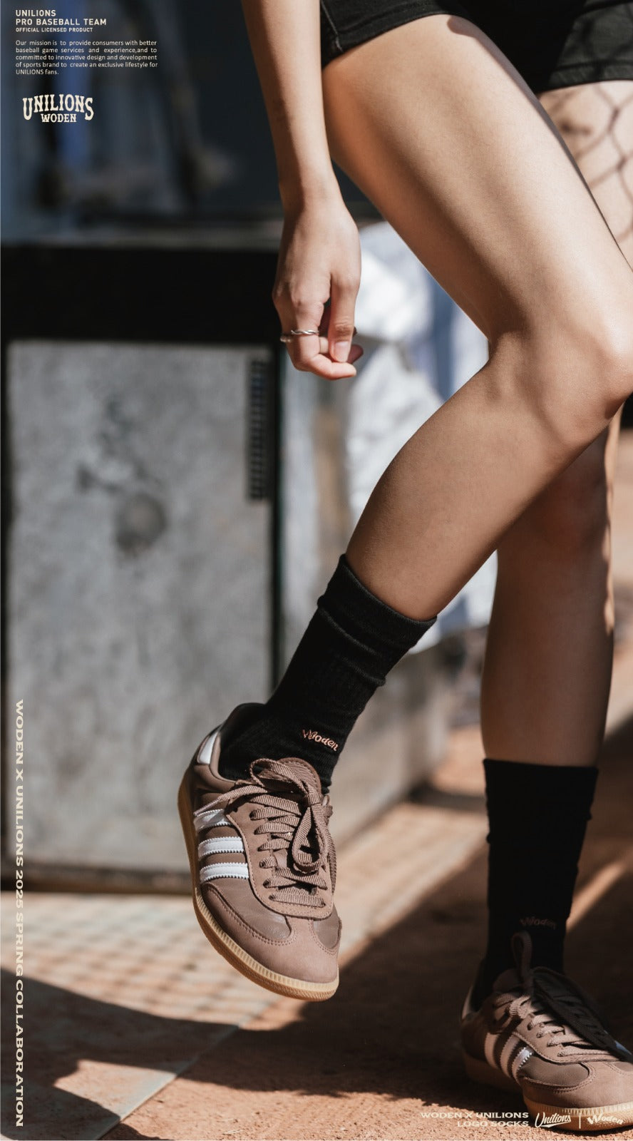 WODEN® X Unilions® 25SS LOGO Socks