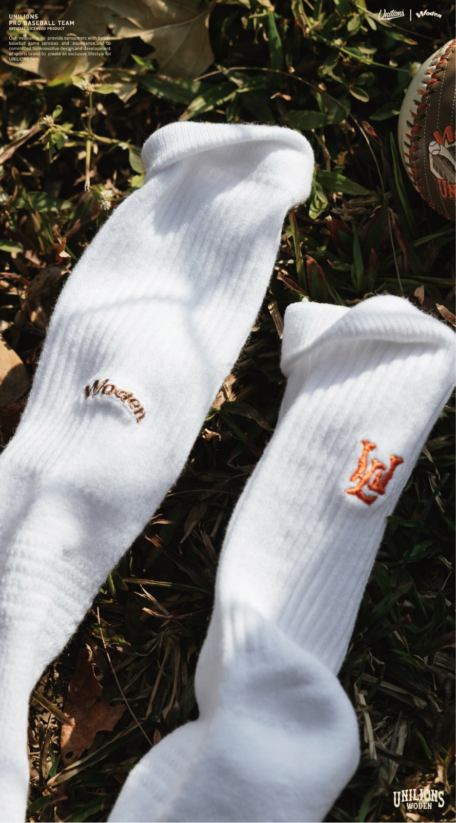 WODEN® X Unilions® 25SS LOGO Socks