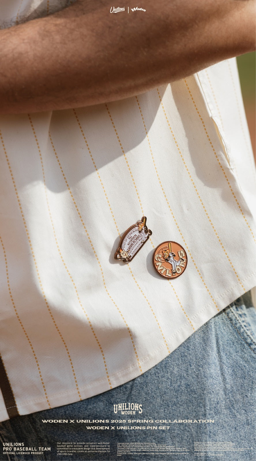 WODEN X Unilions 25SS PIN Set