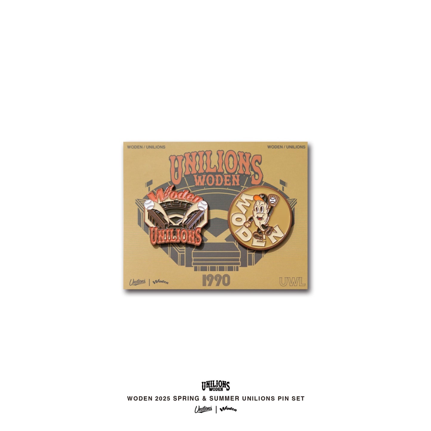 WODEN X Unilions 25SS PIN Set