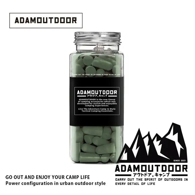ADAM 亞當戶外拋棄式隔音耳塞 綠色
