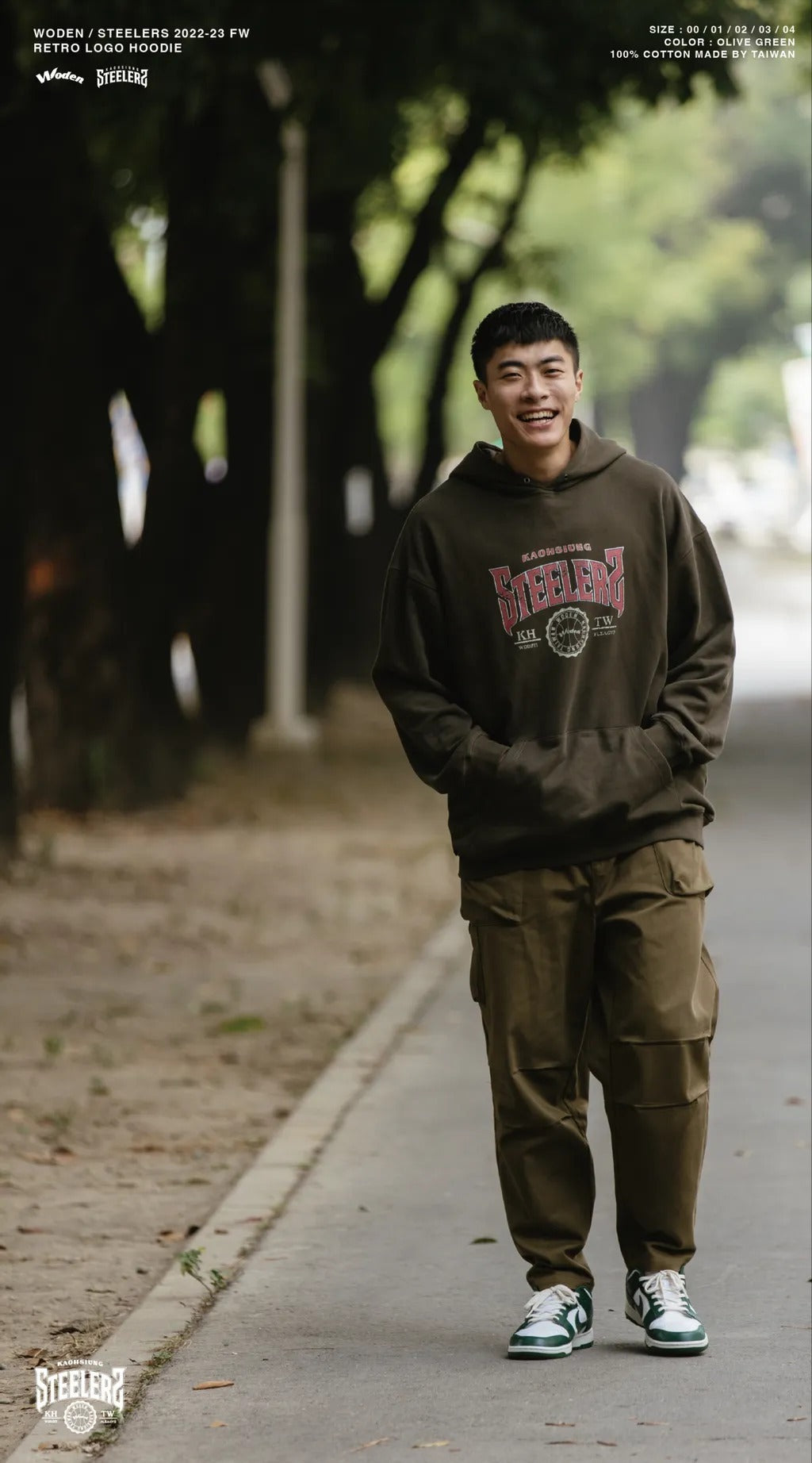 WODEN X STEELERS Old School Logo Hoodie