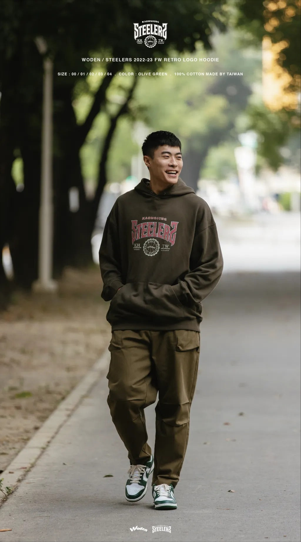 WODEN X STEELERS Old School Logo Hoodie