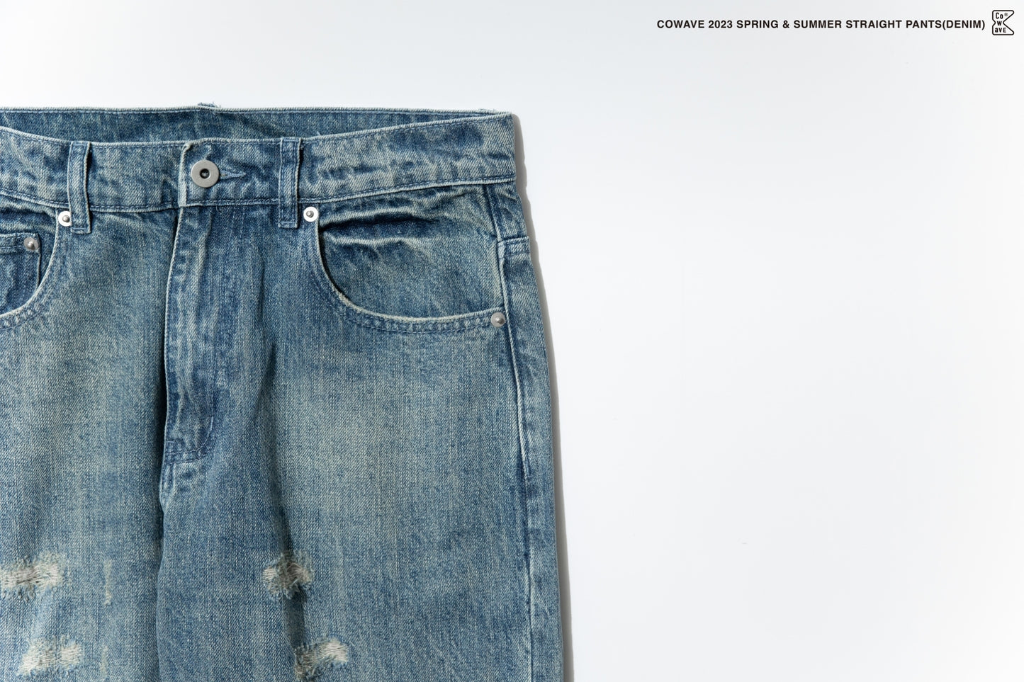 Cowave 2023 Spring & Summer Straight Pants (Denim)