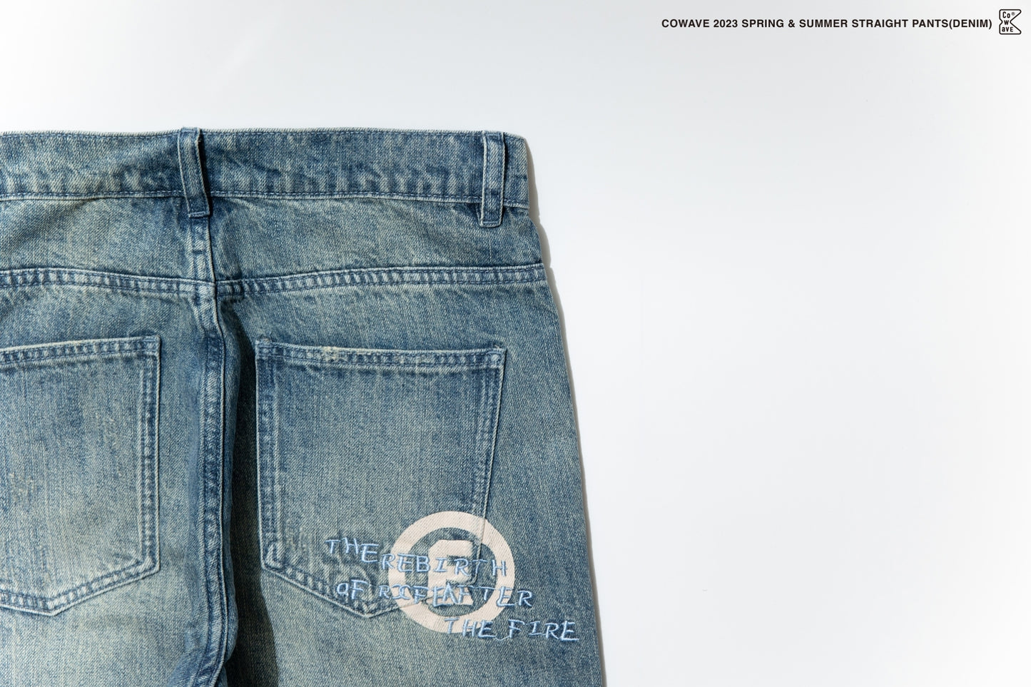 Cowave 2023 Spring & Summer Straight Pants (Denim)
