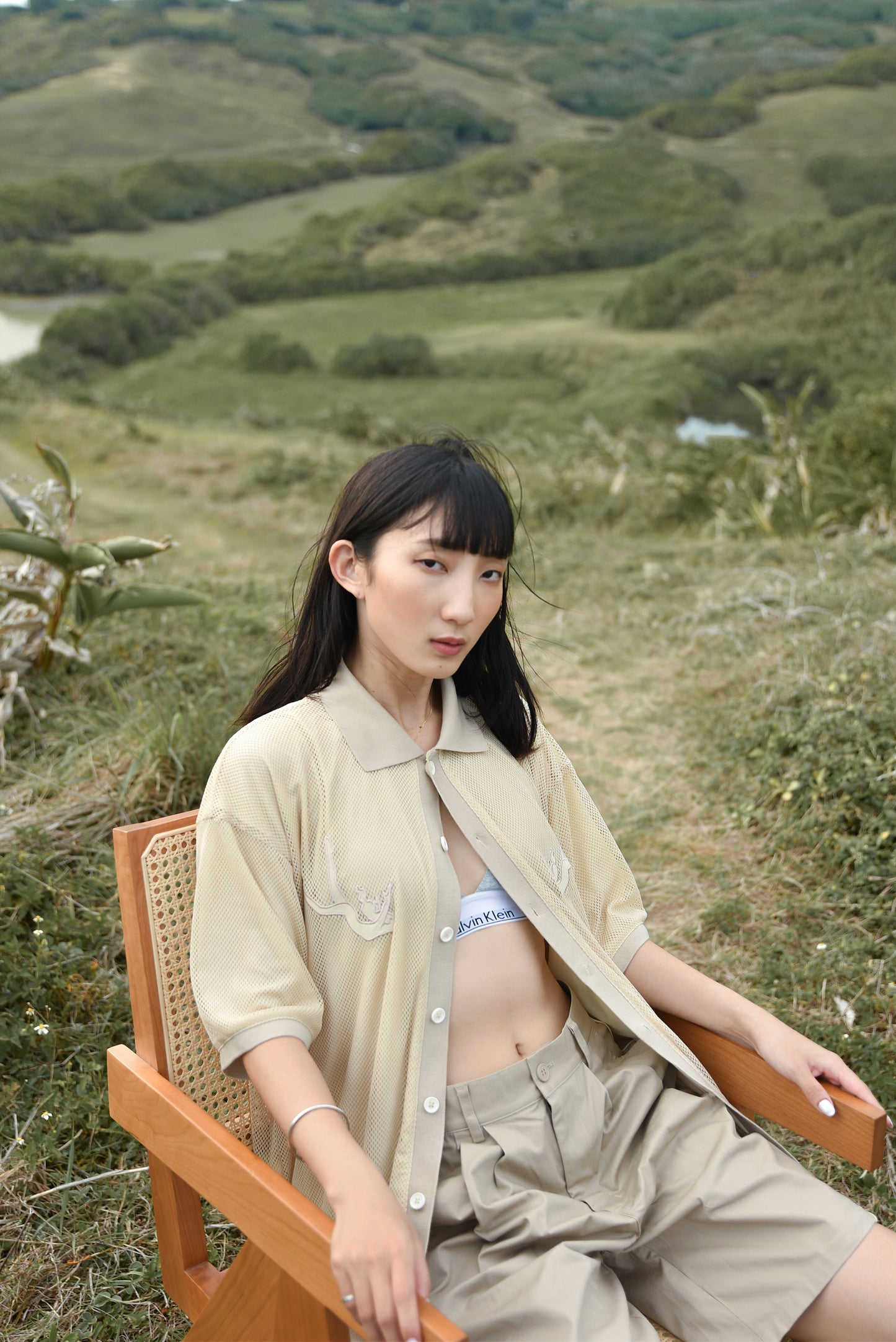 MOMENTUM Spring-Summer 2023 Mesh Shirt 網眼貼布襯衫
