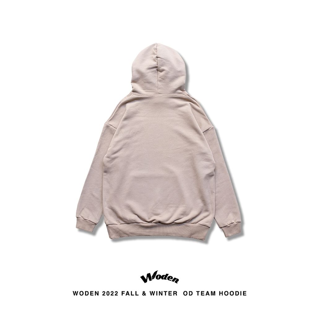 WODEN 2022 Fall & Winter OD Team LOGO Hoodie (卡其款)