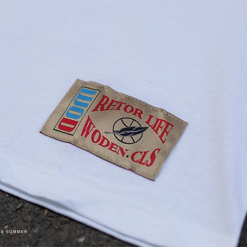WODEN 2020 Spring & Summer NFL Pic Ringer Tee(白紅)