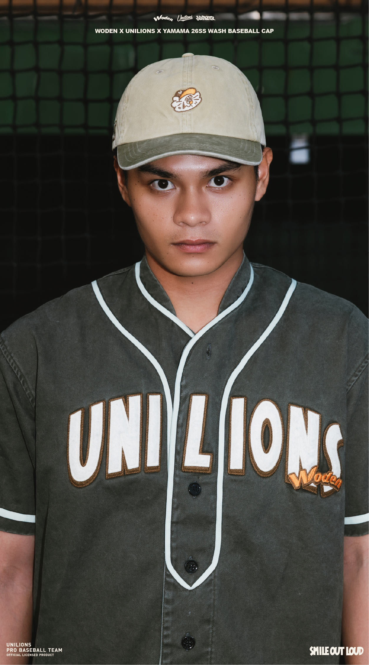 WODEN 2026 Spring & Summer 017 Unilions x Yamama Baseball Cap