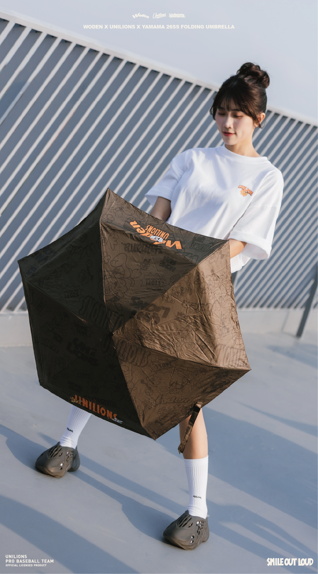 WODEN 2026 Spring & Summer 019 Unilions x Yamama Folding Umbrella