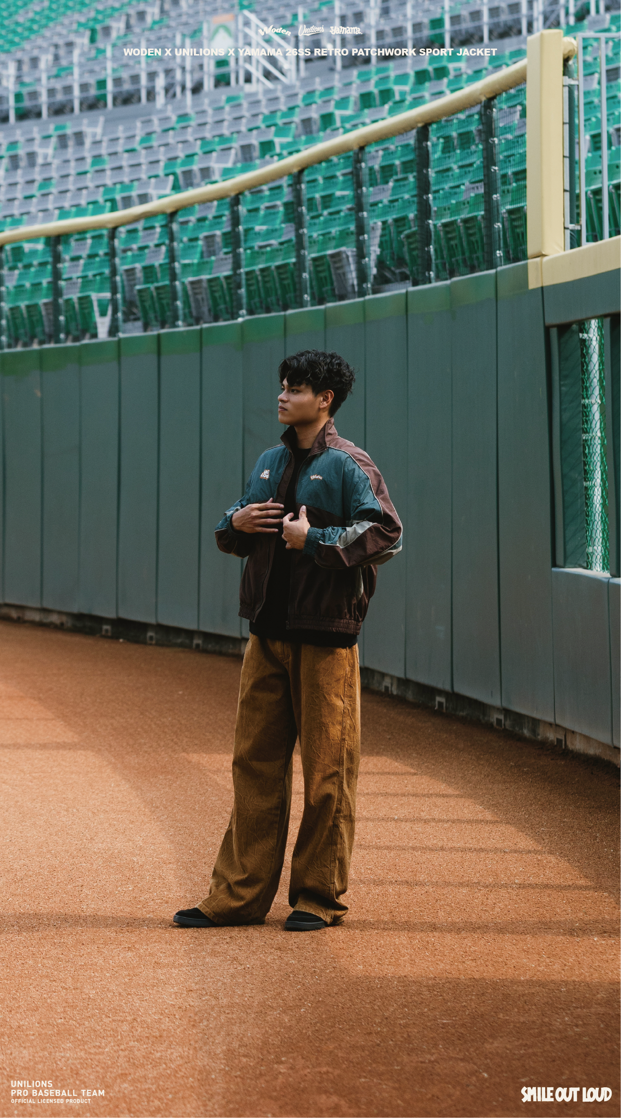 WODEN 2026 Spring & Summer 016 Unilions x Yamama Patchwork Sport Jacket
