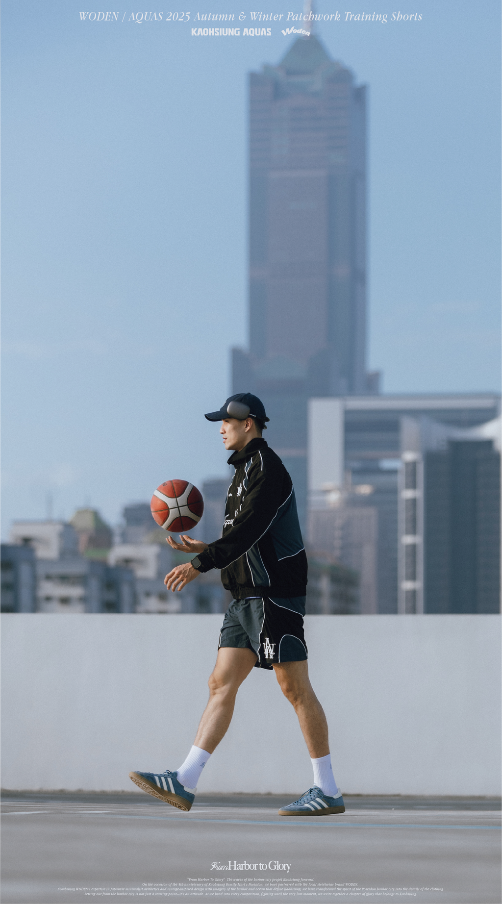 WODEN / AQUAS 2025 Autumn & Winter Patchwork Training Shorts
