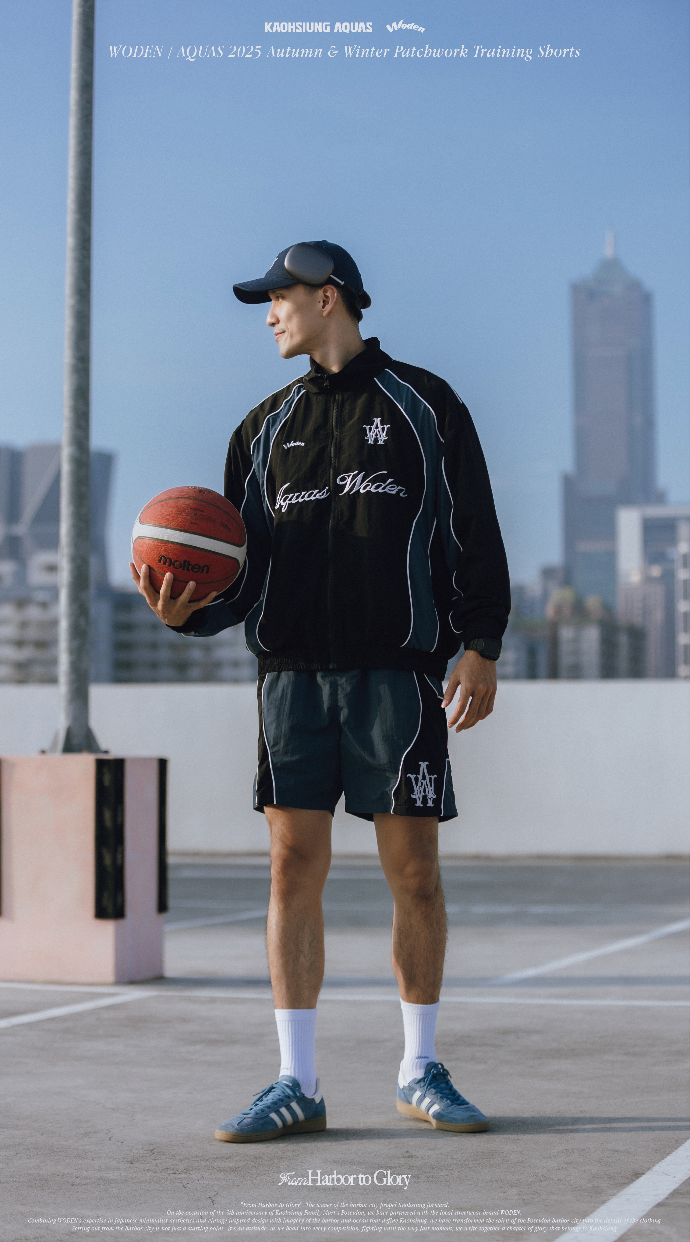 WODEN / AQUAS 2025 Autumn & Winter Patchwork Training Shorts