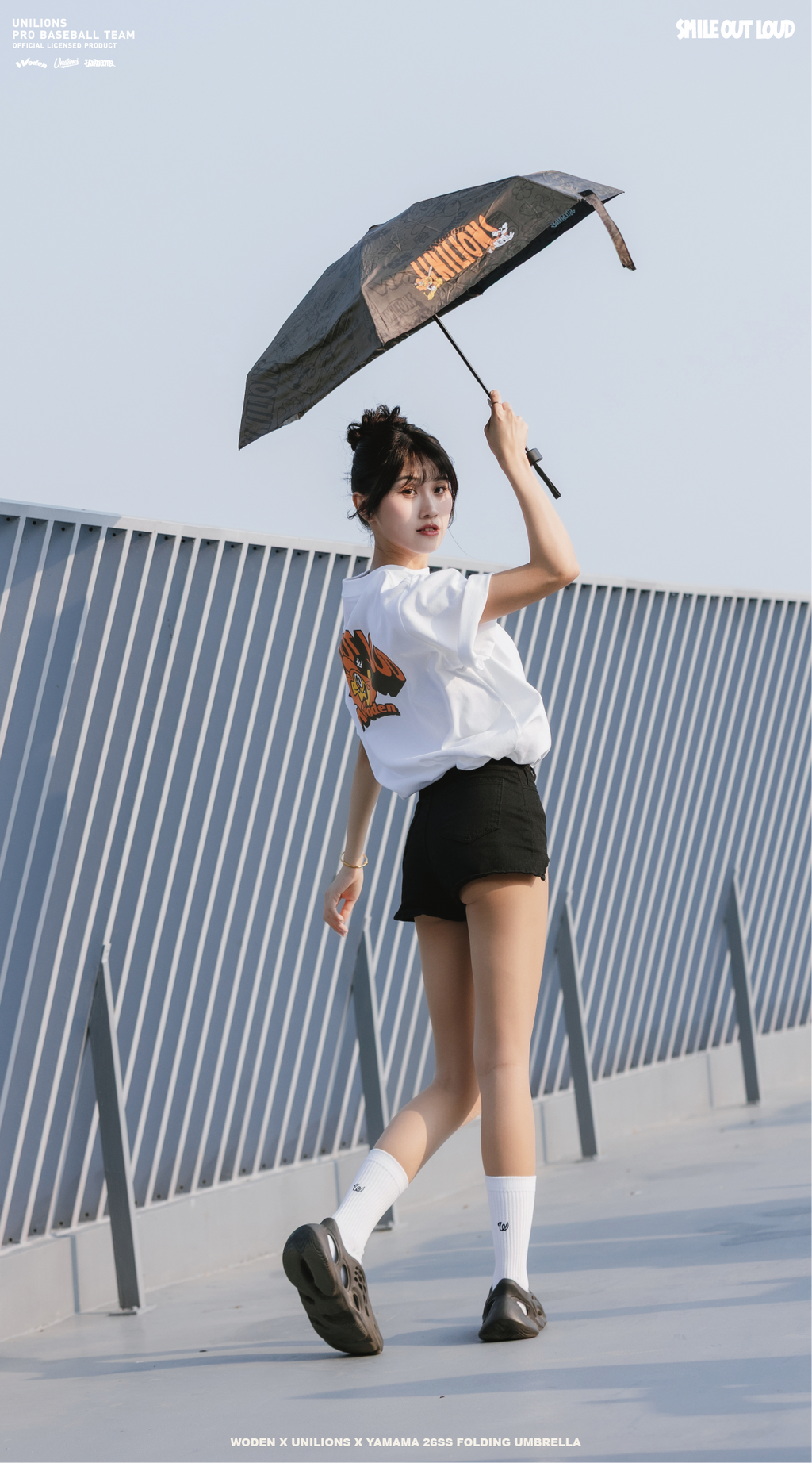 WODEN 2026 Spring & Summer 019 Unilions x Yamama Folding Umbrella