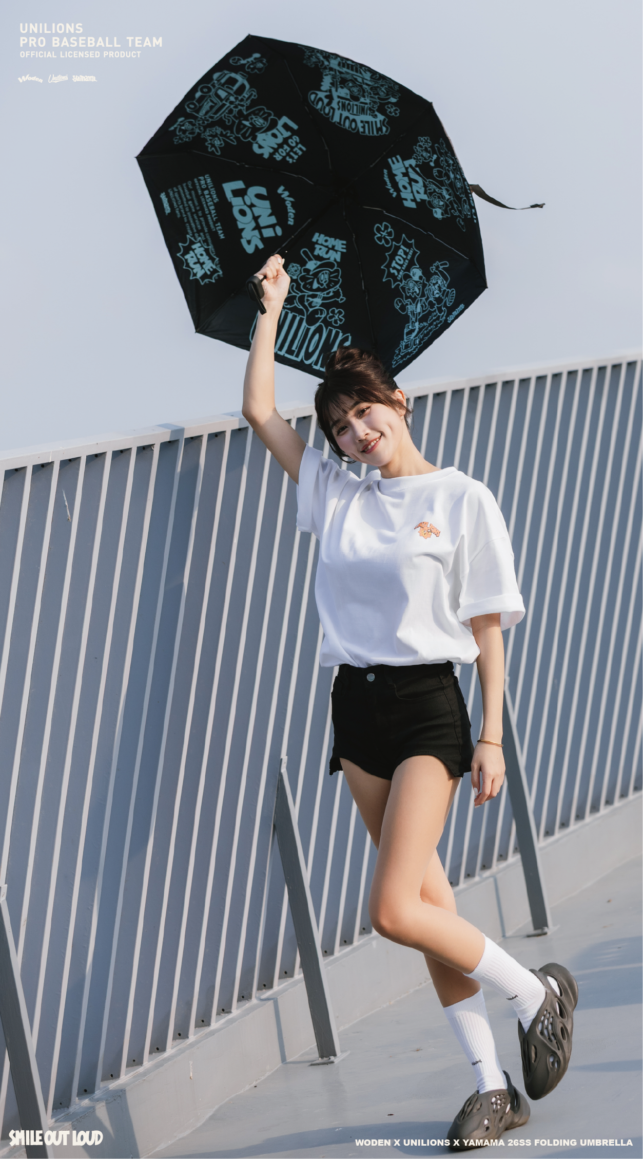 WODEN 2026 Spring & Summer 019 Unilions x Yamama Folding Umbrella