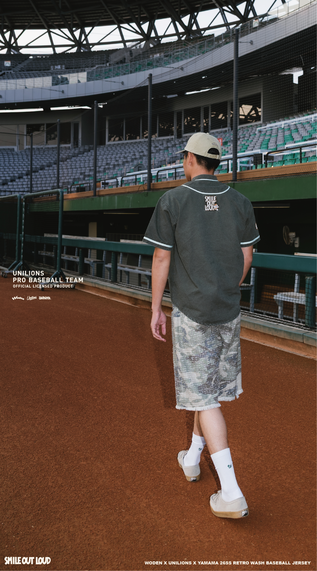 WODEN 2026 Spring & Summer 015 Unilions x Yamama Wash Baseball Jersey