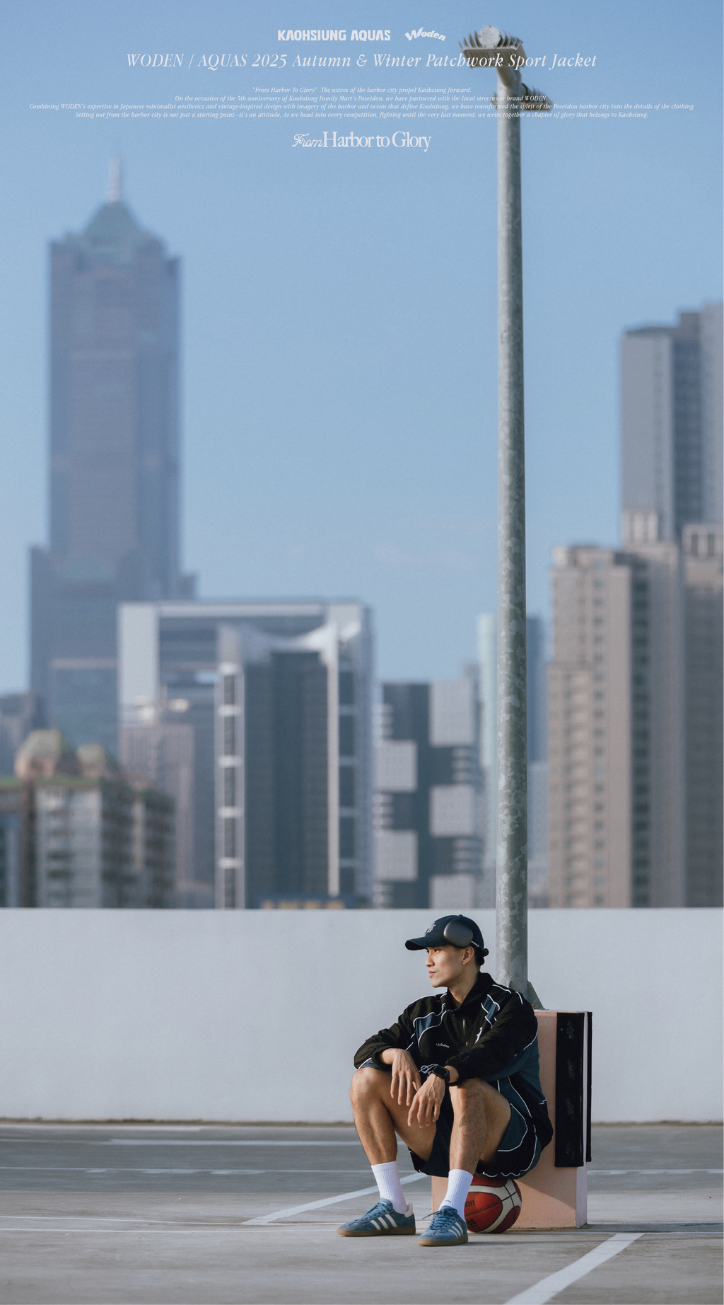 WODEN / AQUAS 2025 Autumn & Winter Patchwork Sport Jacket