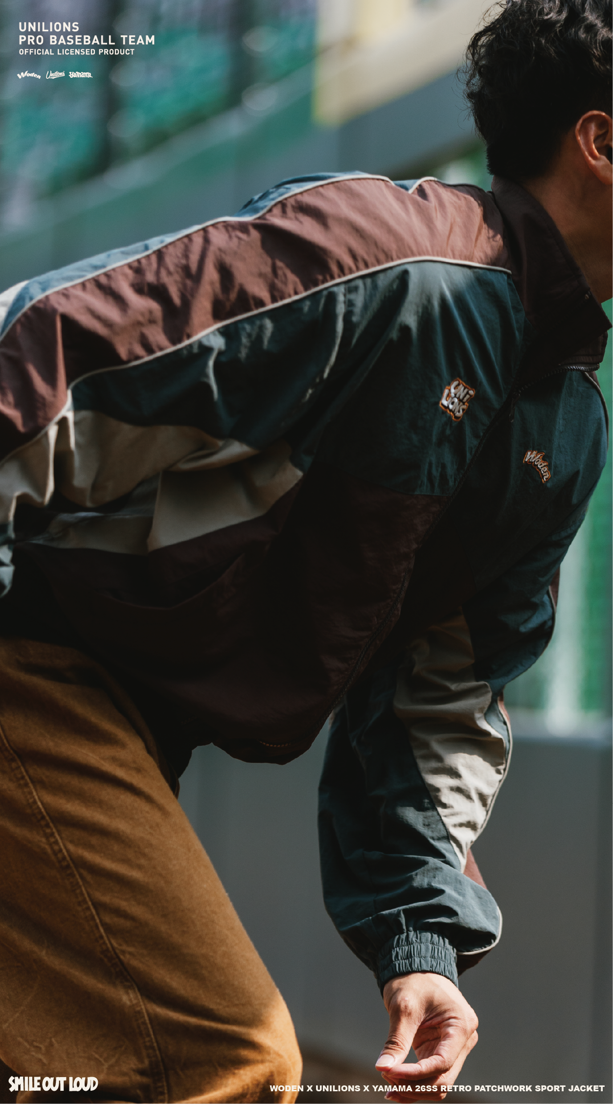 WODEN 2026 Spring & Summer 016 Unilions x Yamama Patchwork Sport Jacket