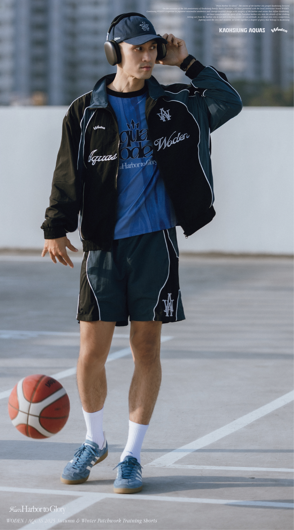 WODEN / AQUAS 2025 Autumn & Winter Patchwork Training Shorts