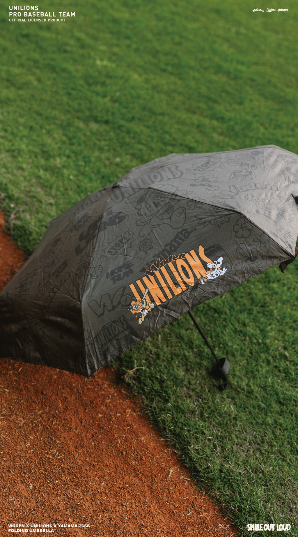WODEN 2026 Spring & Summer 019 Unilions x Yamama Folding Umbrella