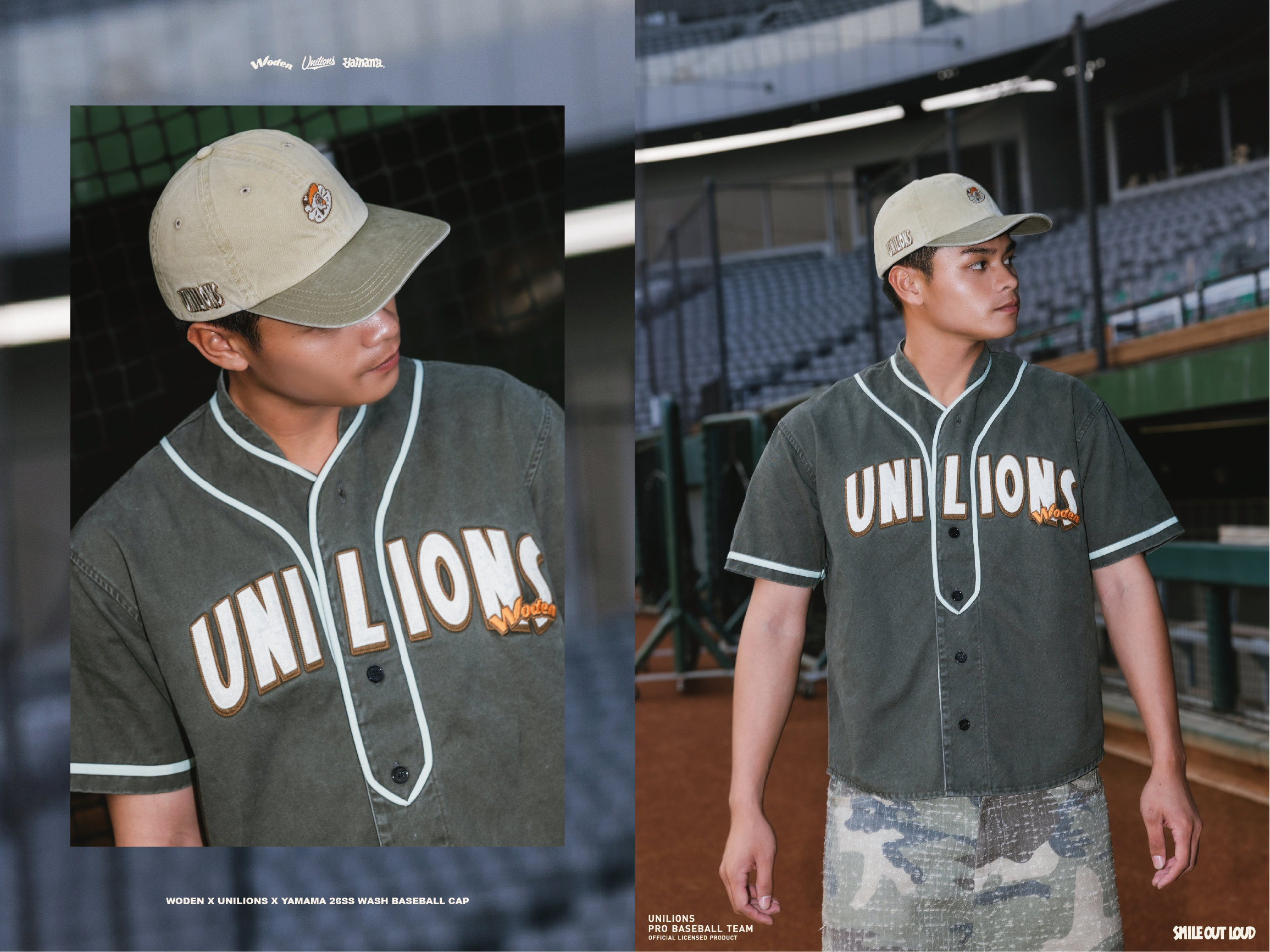 WODEN 2026 Spring & Summer 017 Unilions x Yamama Baseball Cap