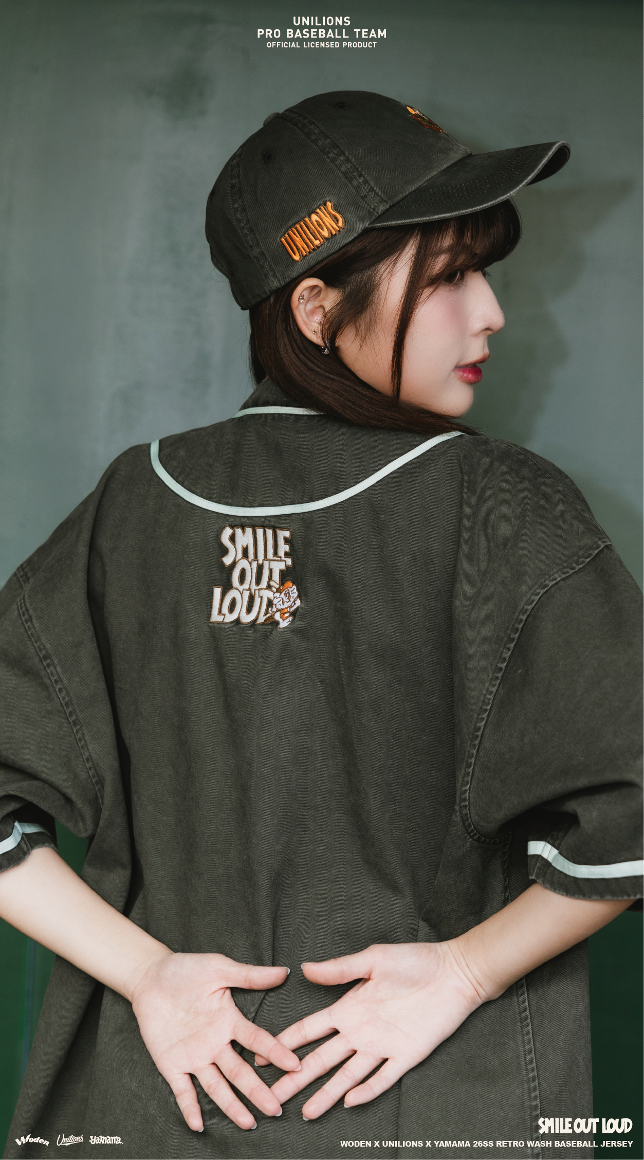 WODEN 2026 Spring & Summer 015 Unilions x Yamama Wash Baseball Jersey