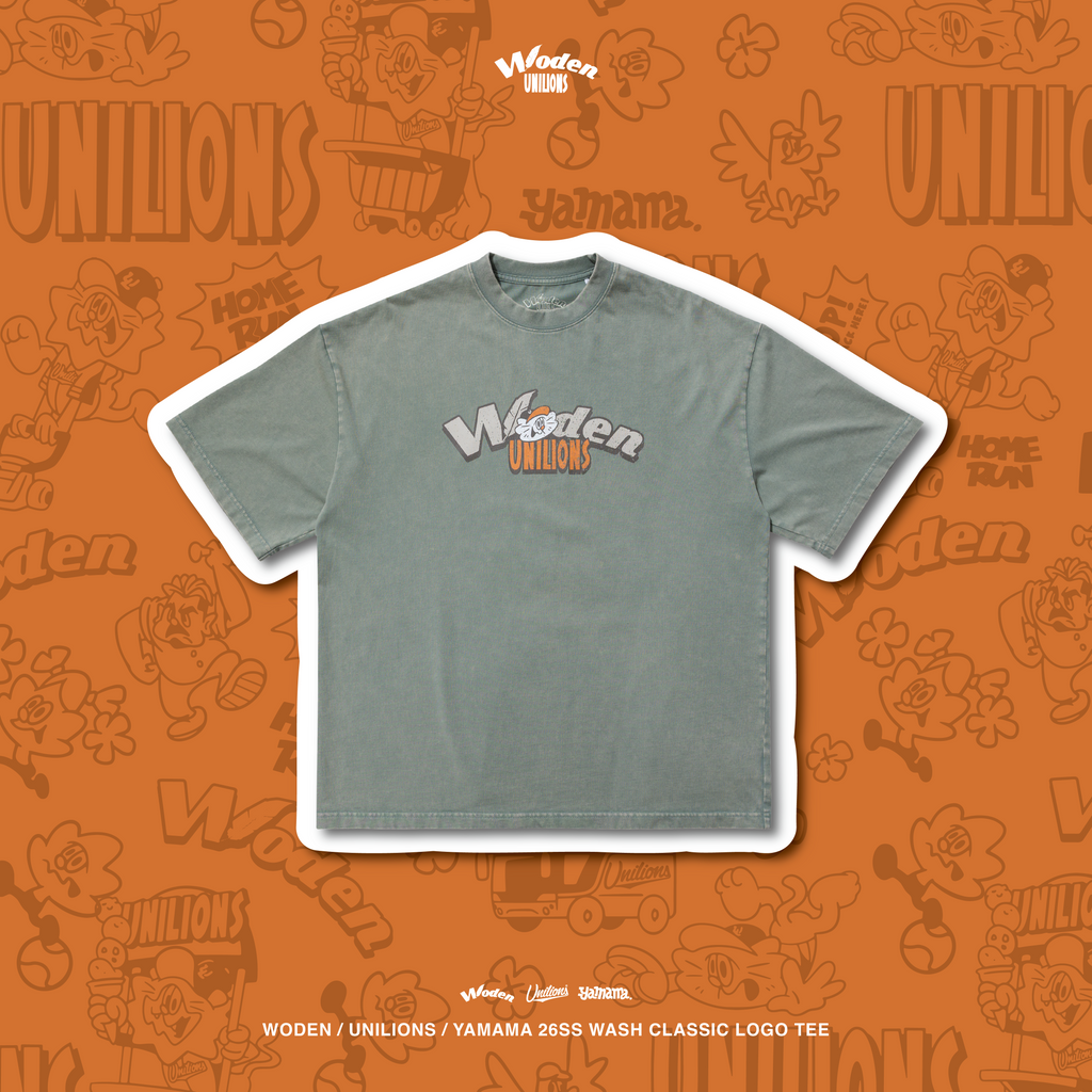 WODEN 2026 Spring & Summer 010 Unilions X YAMAMA  Wash Classic LOGO Tee