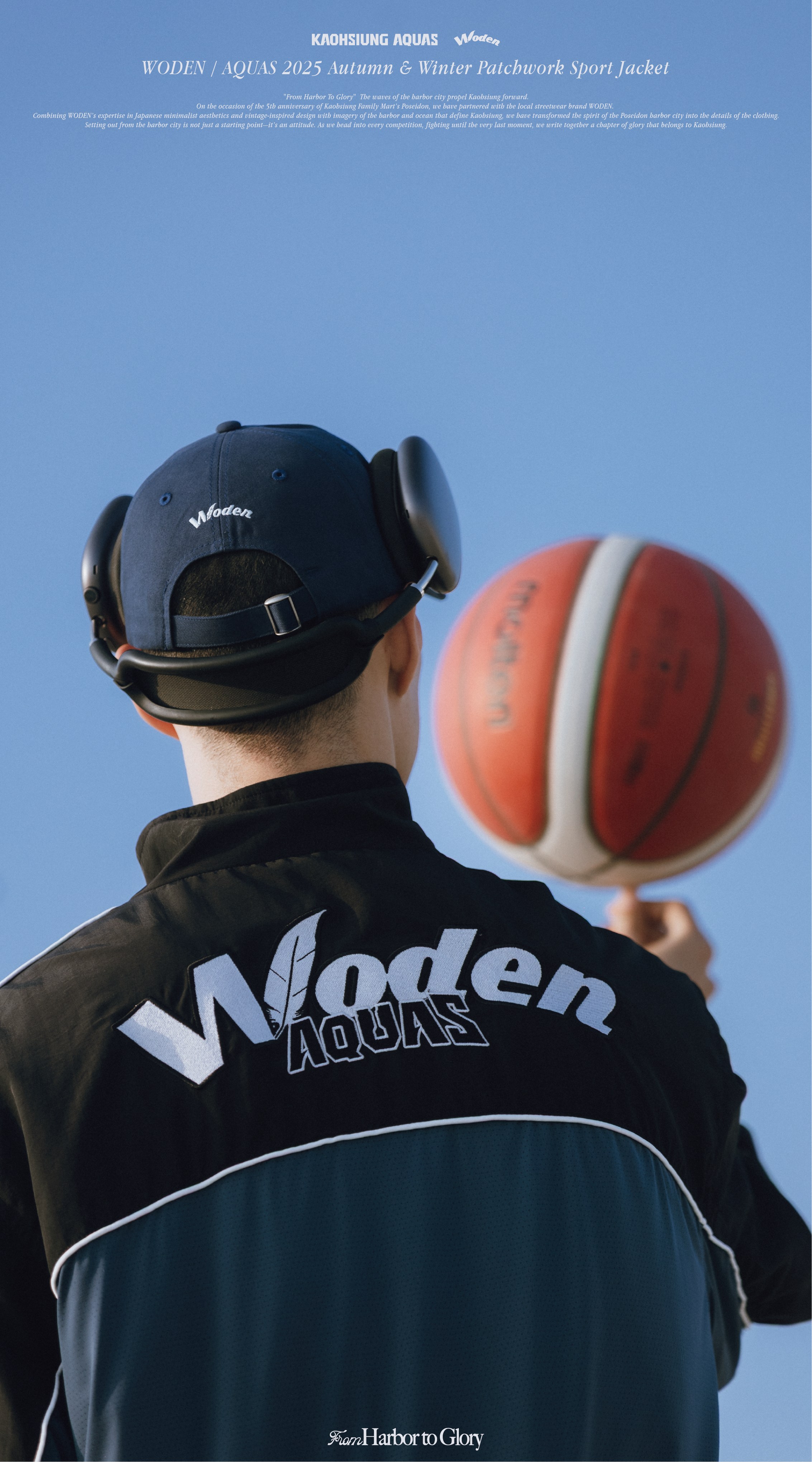 WODEN / AQUAS 2025 Autumn & Winter Patchwork Sport Jacket