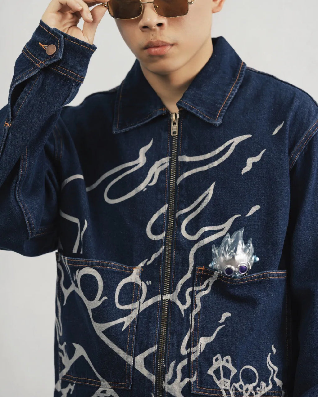 PARALLAX 25FW 007 Balabase Denim Jacket