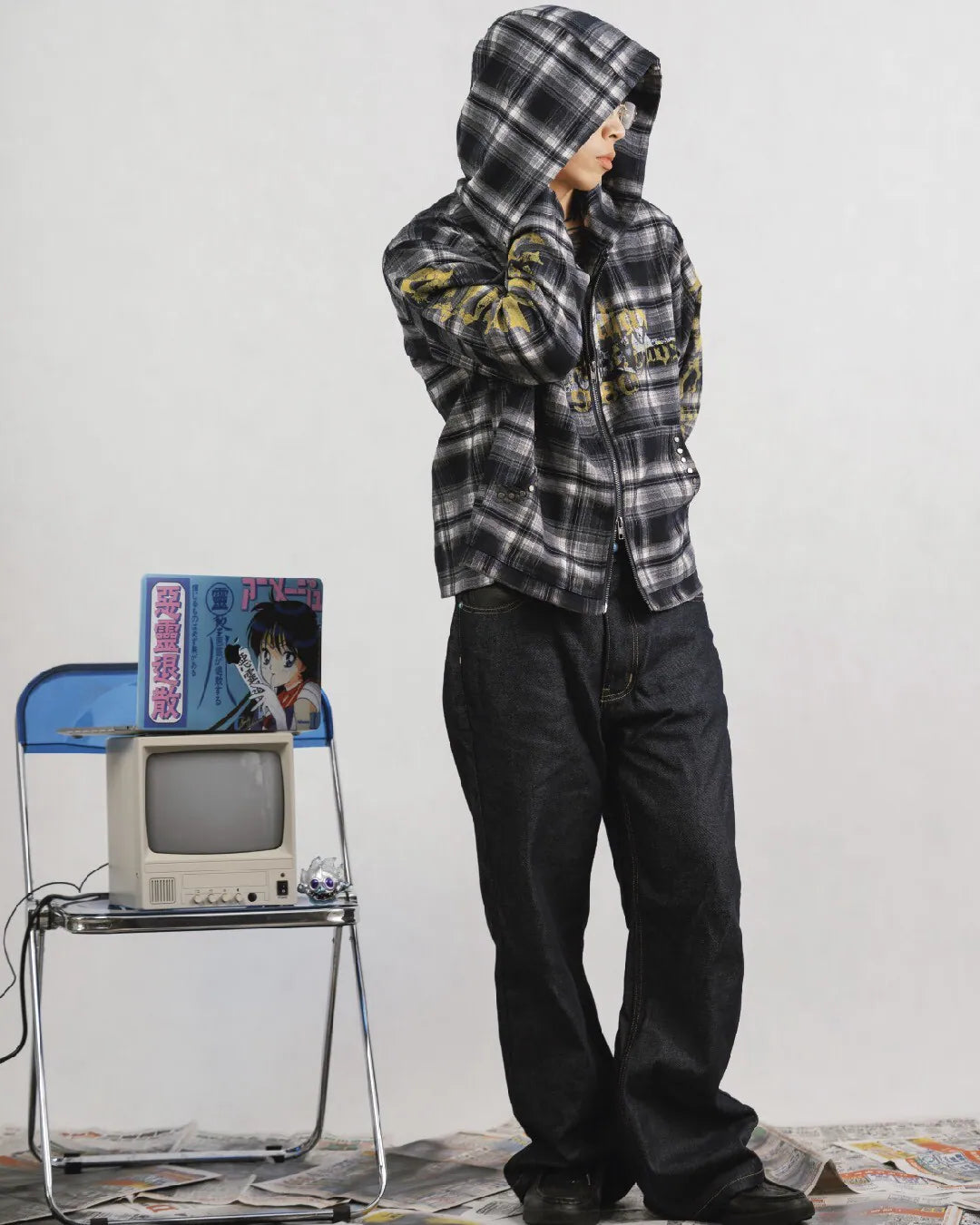 parallax.tp 25 F/W 009 “Punk” Hoodie Jacket