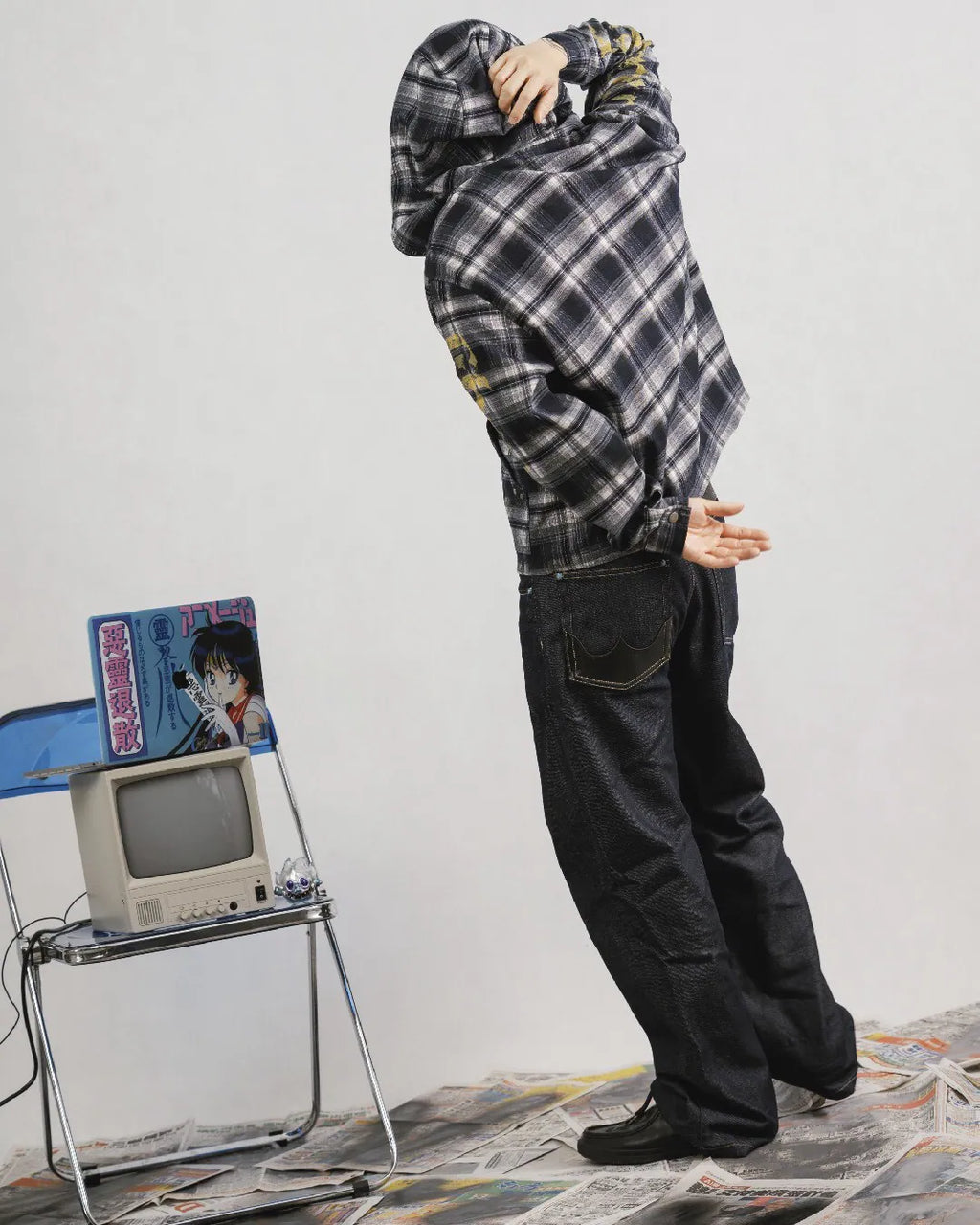 parallax.tp 25 F/W 009 “Punk” Hoodie Jacket