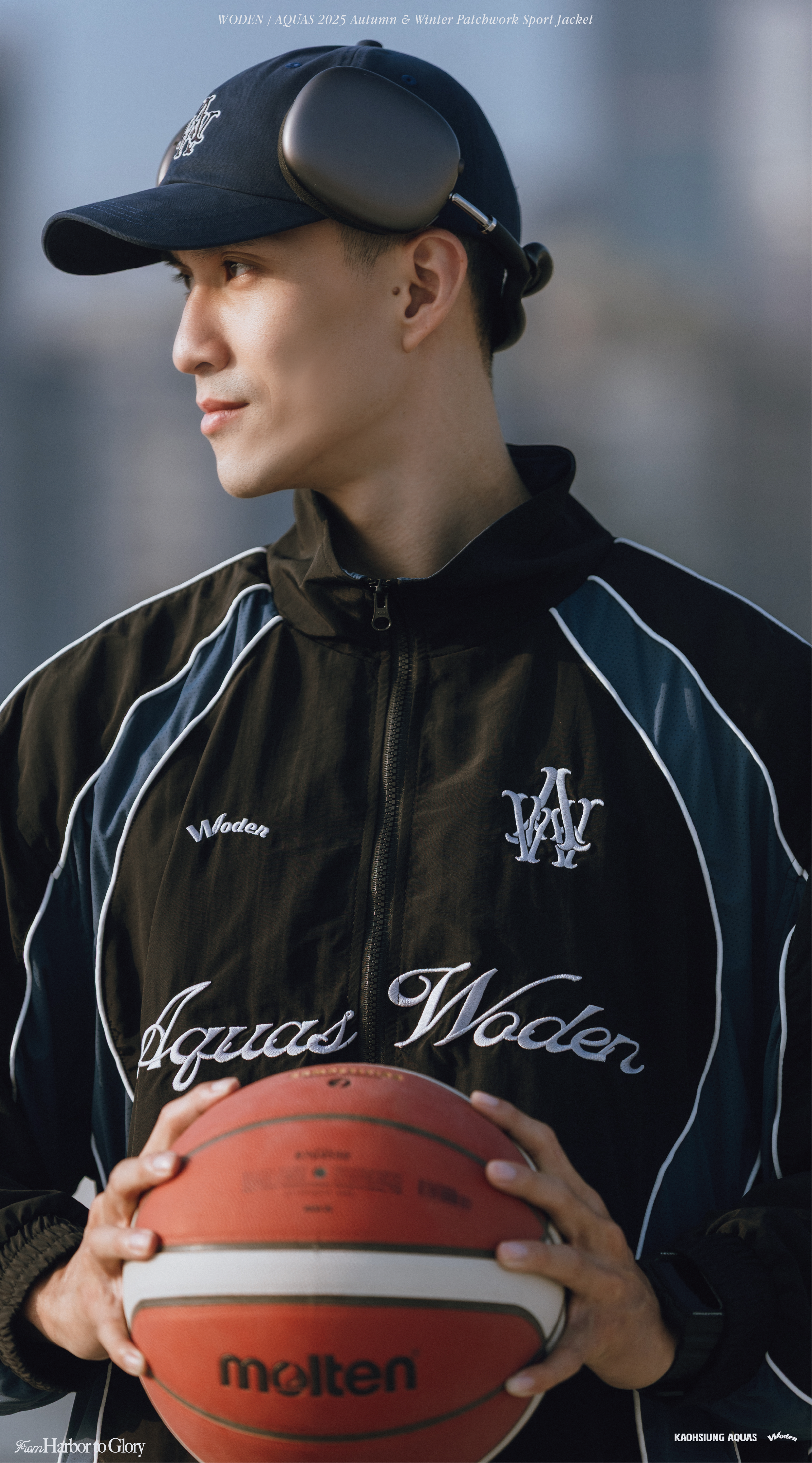 WODEN / AQUAS 2025 Autumn & Winter Patchwork Sport Jacket