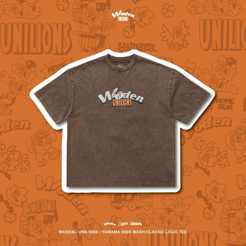 WODEN 2026 Spring & Summer 010 Unilions X YAMAMA  Wash Classic LOGO Tee