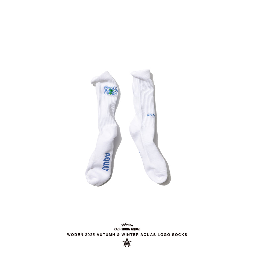 WODEN / AQUAS 2025 Autumn & Winter LOGO Socks