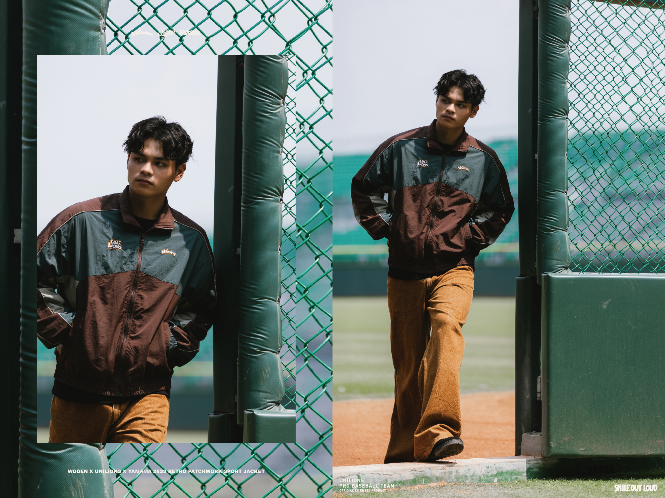 WODEN 2026 Spring & Summer 016 Unilions x Yamama Patchwork Sport Jacket